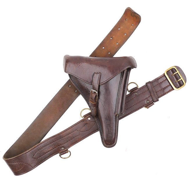 WW2 Finnish M23 P08 Luger Holster & Belt — image 2