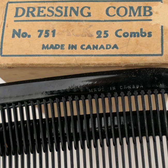 Canadian Black Dressing Comb — image 4