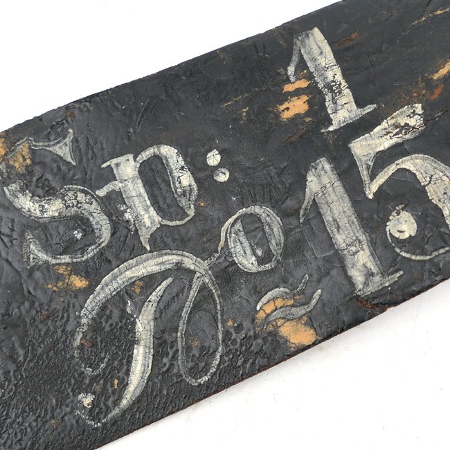 Dutch Fire Protection Police Leather Armband — image 2