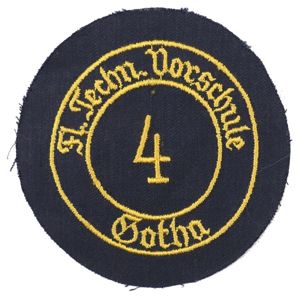 Flieger-HJ 'Fl. Tech.Vorschule Gotha 4' Arm Patch
