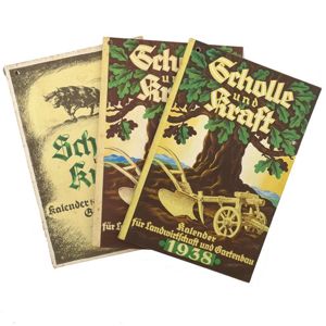 3 'Scholle und Kraft' Yearbooks by IG Farben