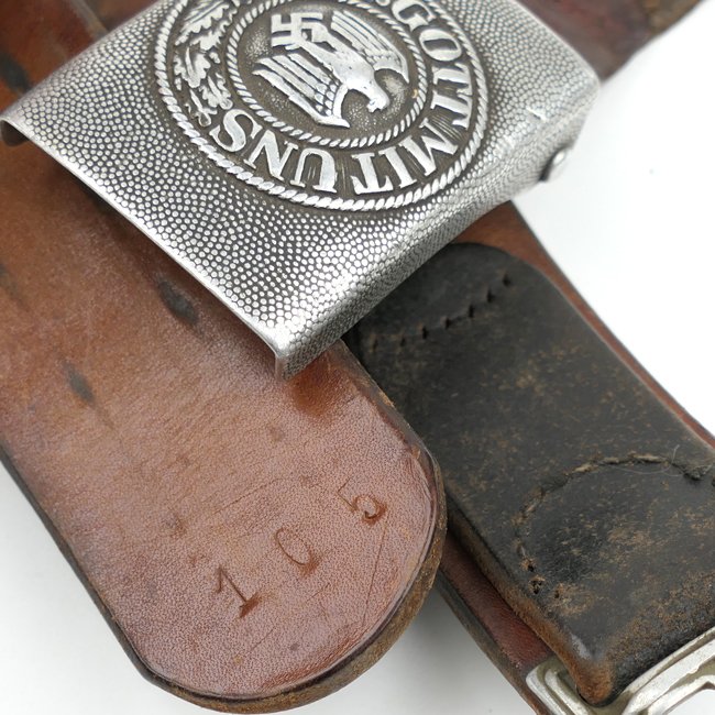 WH (Heer) EM/NCO's Belt & Buckle — image 3