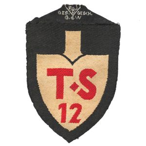 RAD 'Truppführerschule' Sleeve Badge 'TS 12'