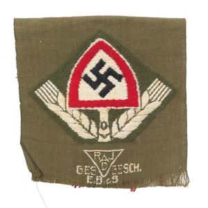 BeVo-woven RAD Cap-badge