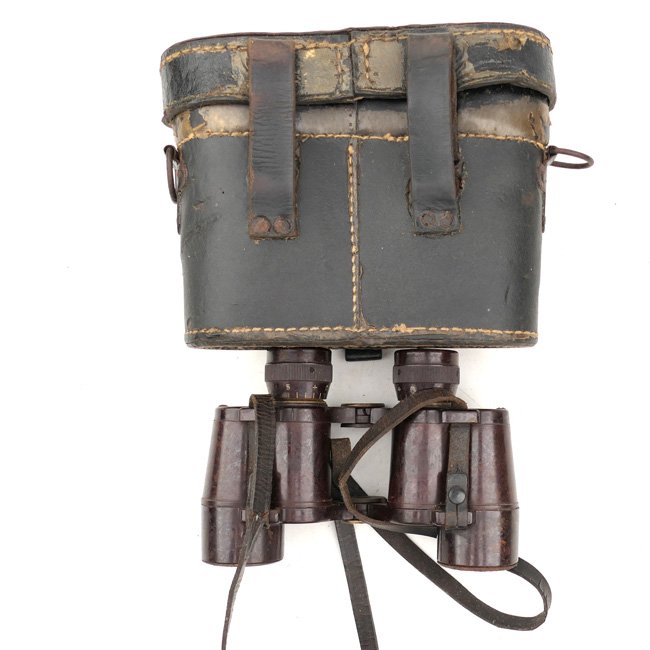 Rare Cased Bakelite 6x30 Binoculars 'Dienstglas' — image 12