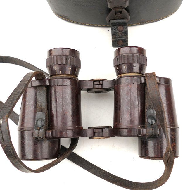 Rare Cased Bakelite 6x30 Binoculars 'Dienstglas' — image 13