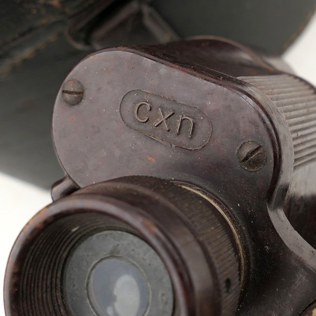 Rare Cased Bakelite 6x30 Binoculars 'Dienstglas' — image 4