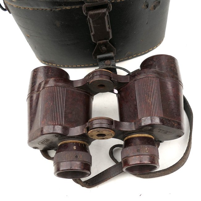 Rare Cased Bakelite 6x30 Binoculars 'Dienstglas' — image 6