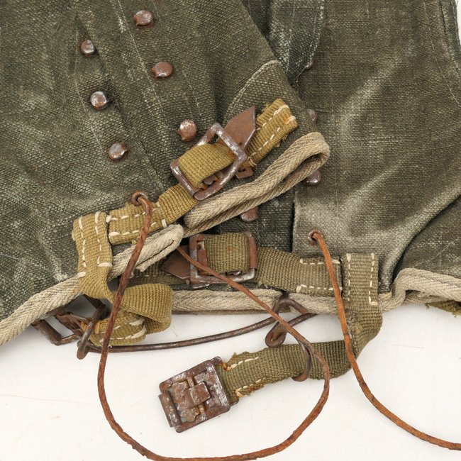 WH (Heer)/Waffen-SS 'Gebirgsjäger' Canvas Gaiters — image 2