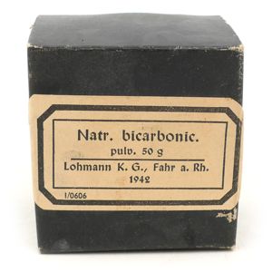 German Medical Natrium Bicarbonate Package 1942