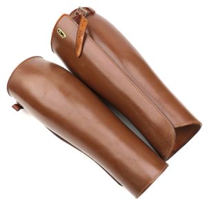 German Political SA Leather Gaiters