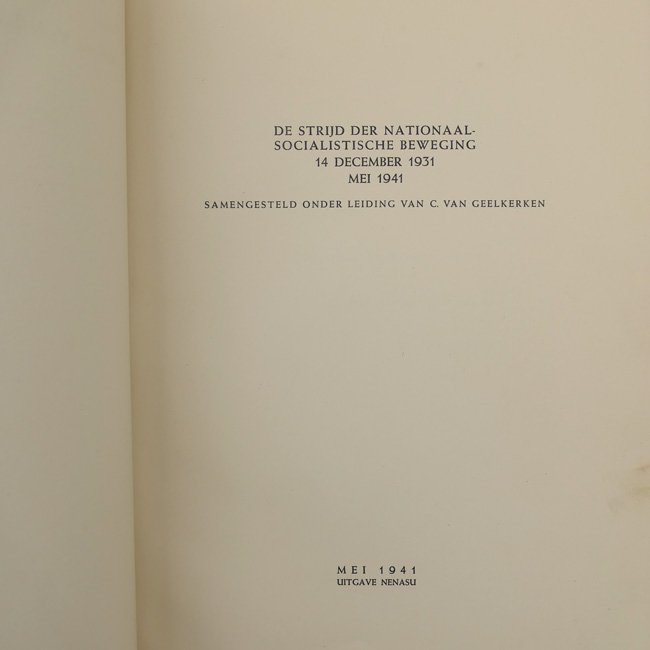 NSB Book: 'Voor Volk en Vaderland' — image 3