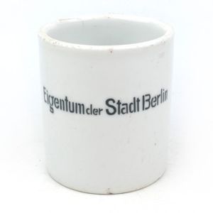 German 'Eigentum der Stadt Berlin' Porcelain Mug