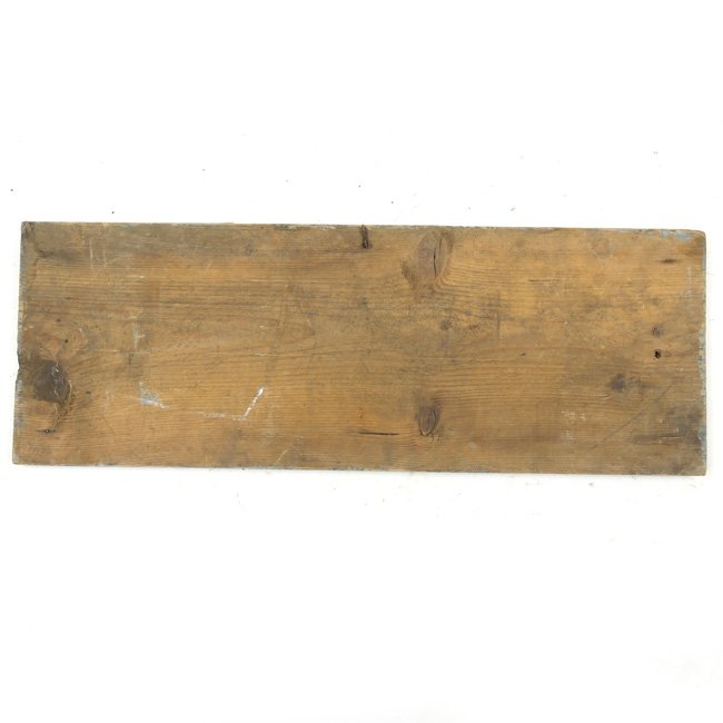 German 'Zum Luftschutzraum' Sign on Wood — image 4