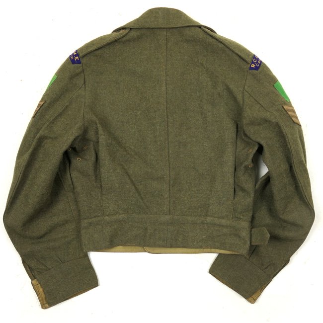 4th Canadian Armoured Division R.C.E.M.E. Battle Dress Jacket — image 10