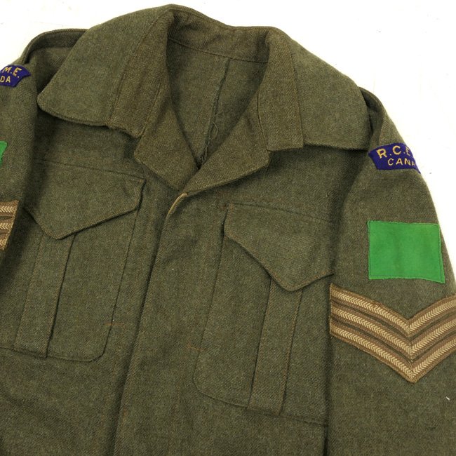 4th Canadian Armoured Division R.C.E.M.E. Battle Dress Jacket — image 3