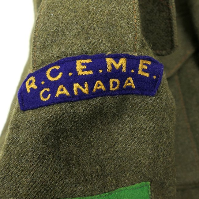 4th Canadian Armoured Division R.C.E.M.E. Battle Dress Jacket — image 5