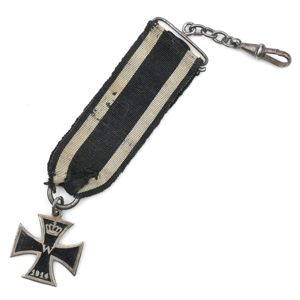 Miniature Iron Cross 1914 Watch Fob