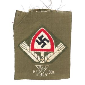 BeVo-woven RAD Cap-badge