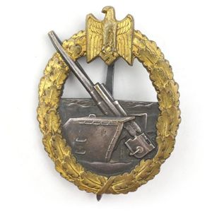 Coastal Artillery War Badge 'Schwerin'