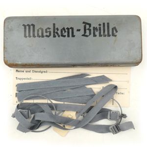 WH 'Masken-Brille' Container with Contents