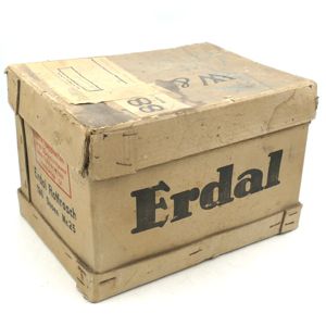 Carton 'Erdal' Box used as Medical Storage Box
