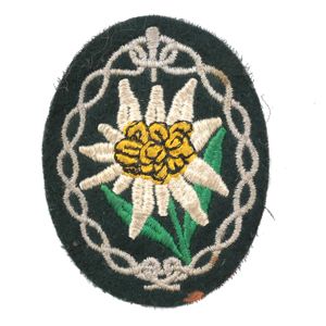 WH (Heer) Gebirgsjäger 'Edelweiß' Armbadge