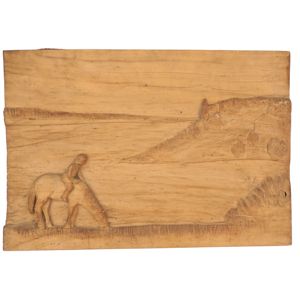POW Trench Art Wooden Wall Relief