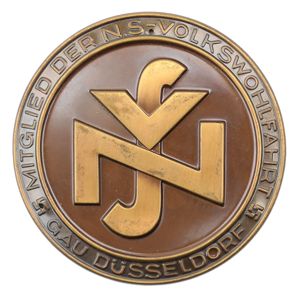NSV Door Plaque 'Gau Düsseldorf'