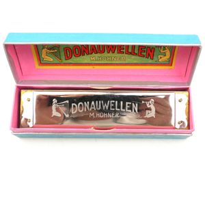 German 'Donauwellen' Harmonica in original carton case