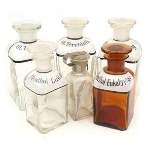Wehrmacht Medical Glass Flasks