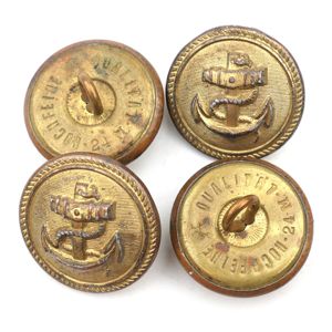 Set of 4 24mm Kriegsmarine Tunic Buttons