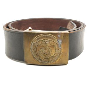 SA Belt & Buckle with 'Sunwheel' Swastika