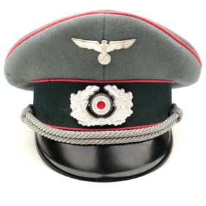 WH (Heer) 'Panzer' Officer's Visor Cap