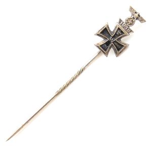 Miniature Iron Cross 2nd Class 1914 with Repetition Clasp 1939