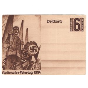 'Nationaler Feiertag 1934' Postcard