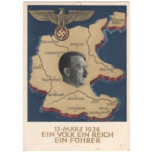 '13 März 1938 - Anschluss Austria' Postcard
