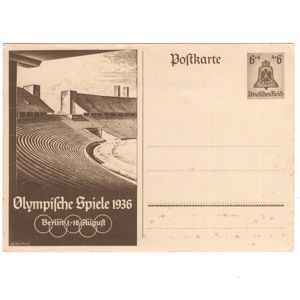 'Olympische Spiele 1936' Postcard