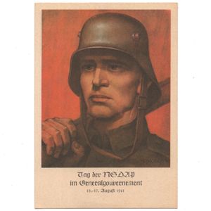 'Tag der NSDAP im Generalgouvernement 1941' Postcard