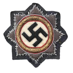 Luftwaffe German Cross in Gold - Cloth Version