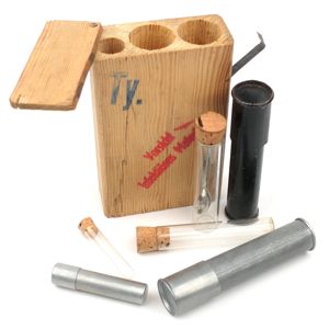 Wehrmacht Medical 'Typhus' Test Tubes