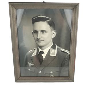 Large sized framed Luftwaffe Portrait Photograph