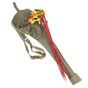 Wehrmacht Gas Warning Flag Set with Pouch