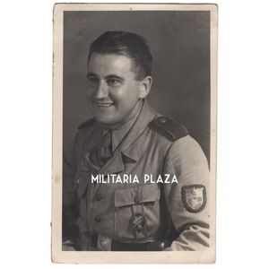 Luftwaffe 'Fallschirmjäger' Portrait Photograph