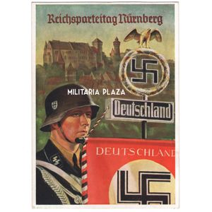 'Reichsparteitag Nürnberg 1938' SS Postcard