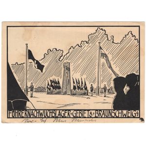 'Führernachwuchslager Gebiet 8 Braunschweig' Postcard