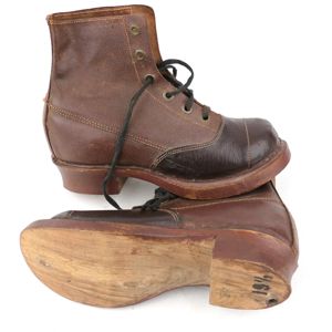 Rare original Wartime Dutch Surrogate Shoes