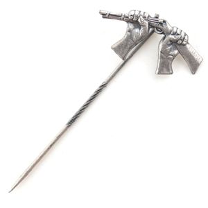 Dutch 'Gebroken Geweertje' Lapel Pin