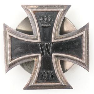 WW1 Iron Cross 1st Class 'AWS' Screw-Back