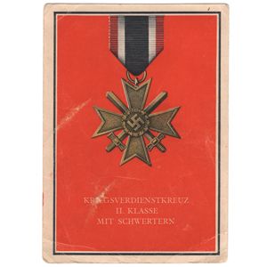 'KVK 2nd Class with Swords' Postcard